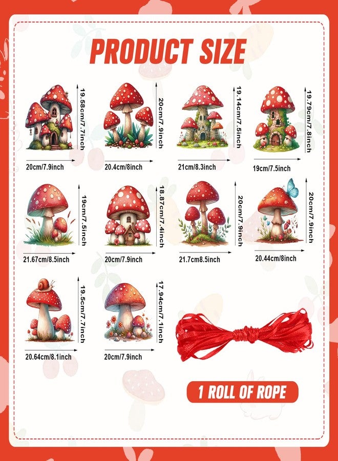 Woosytoo Mushroom Happy Birthday Party Door Banner & Signs - Forest Theme Kids Birthday Decor - Image 2